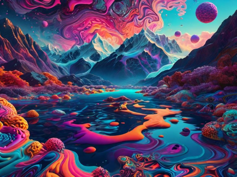 Weekend Vibes - colorful mountains and lake