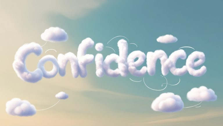 Sparks of Confidence-cloud words