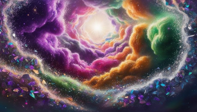 Rainbow space nebulae - When Flow Whispers